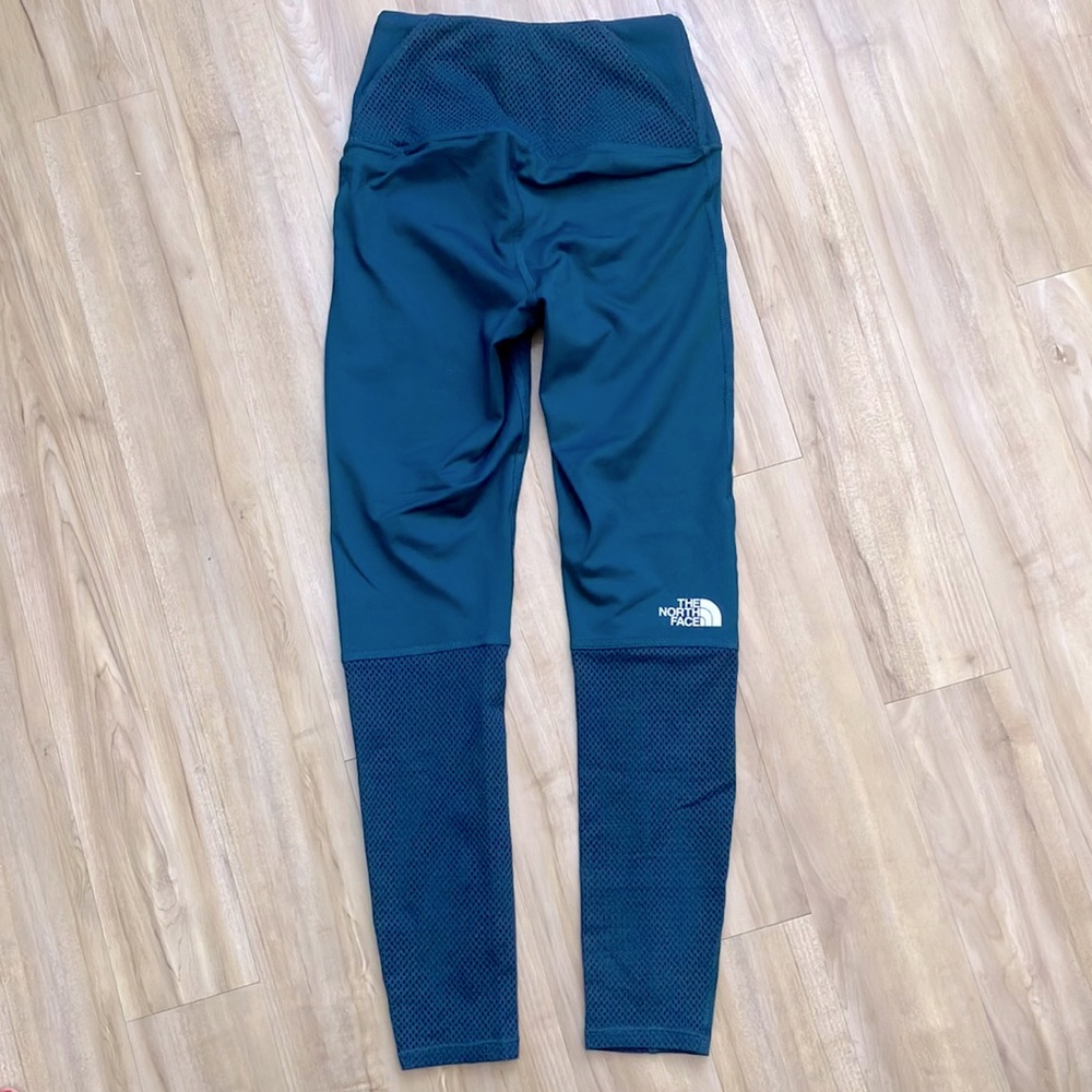 The North Face Teal Mesh Fitted Leggings